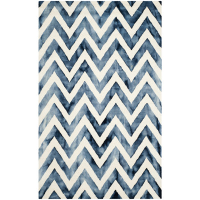 Danny Hand Tufted Wool Chevron Rug