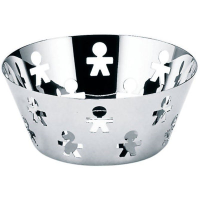 Alessi Girotondo Stainless Steel Fruit Bowl