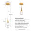 Luminaire suspendu simple à 1 lumière Lykeisha-971442690