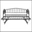 Lit gigogne Amare en métal pour lit simple avec lit gigogne réglable pour lit simple-1146002739