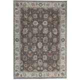 Hand-Knotted High-Quality Brown and Ivory Area Rug