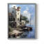Paysages série CCDVII - impression encadrée de qualité supérieure - prête à être accrochée - aucun clou requis-1559920148-1559920150