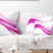 Abstract Pink Downward Waves - Abstract Printed Pillow