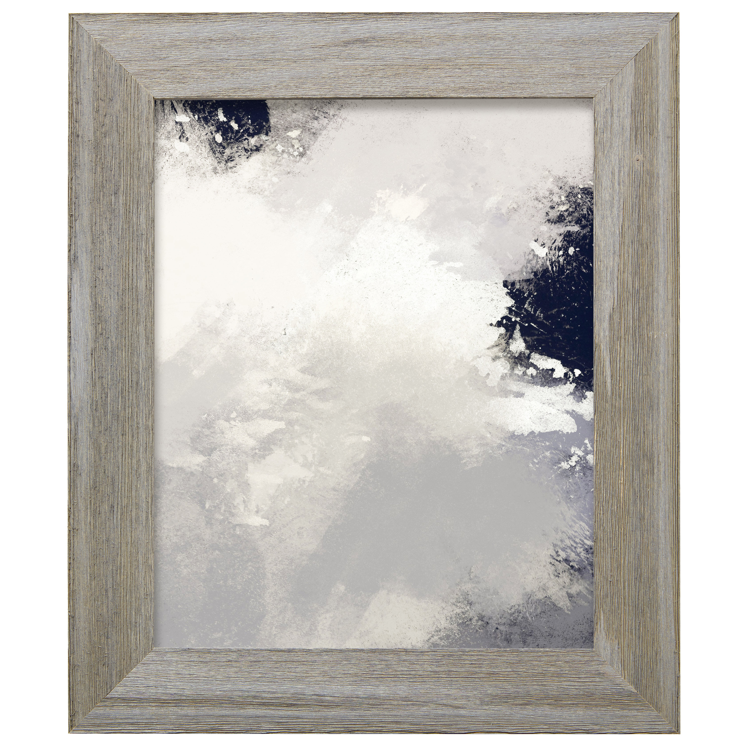 BarnwoodUSA Rustic Canvas Series 12 in. x 16 in. Weathered Gray Floating Frame for Oil Paintings and Wall Art