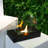 Elianagrace Bio-Ethanol Outdoor Tabletop Fireplace with Flame Guard