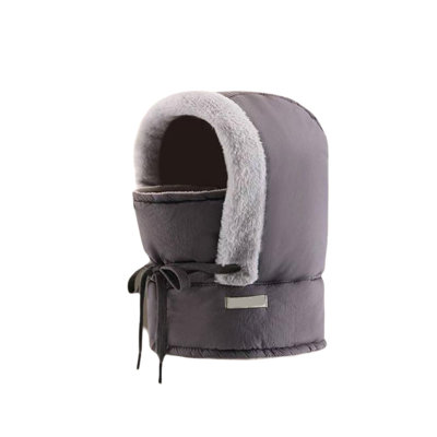 Men's And Women's Thick Lined Warm Hat With Face Mask