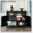 2-Door Sideboard Buffet Cabinet with Adjustable Shelves – Coffee Bar Cabinet for Kitchen & Living Room