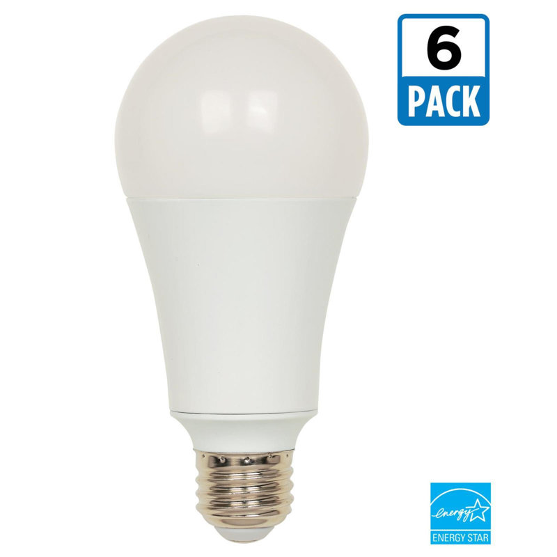 150 Watt Equivalent, A21 LED, Non-Dimmable Light Bulb, Daylight (5000K) E26/Medium (Standard) Base