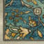 Tapis bleu lavable Sutton-410045896