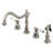 Kingston Brass Bel-Air Double-Handle Widespread Kitchen Faucet-28237202-28304915