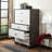 Drawer Dresser, White 5-Drawer Chest