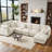 7-seater U-shaped combination upholstered sofa-184697773