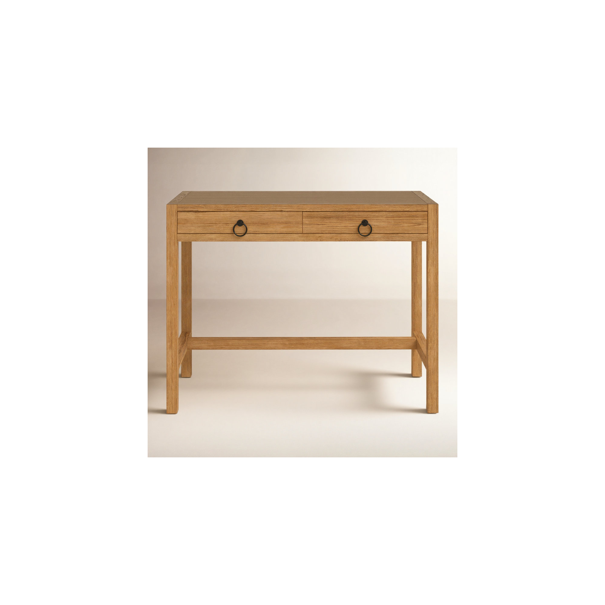 Elin Solid Wood Desk, Natural