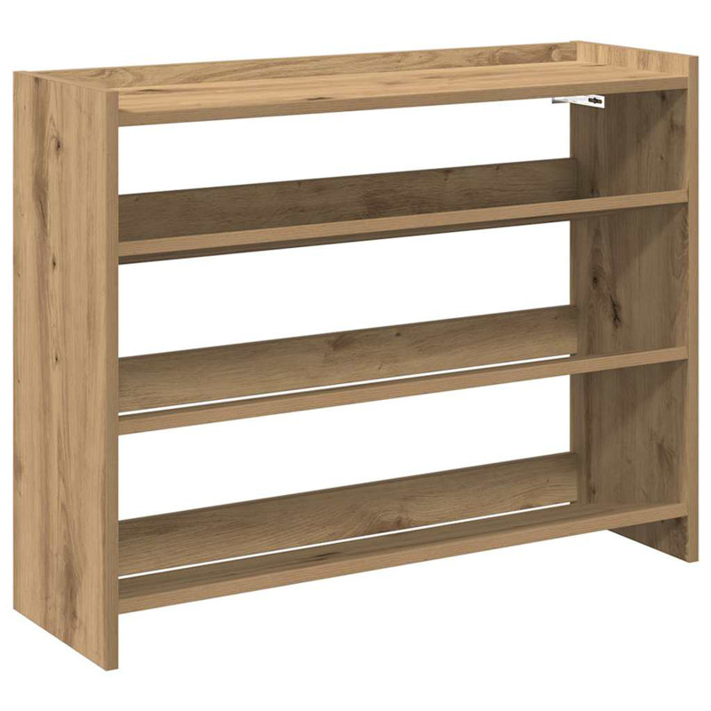 12 Pair Shoe Rack, Artisan Oak