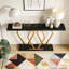 Table console moderne avec plateau en faux marbre-59284694