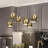Bhagwan 6 - Light Statement Geometric LED Chandelier