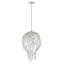 Luminaire suspendu 6 lumières en nickel brossé Gabriella 18 pouces-123223119