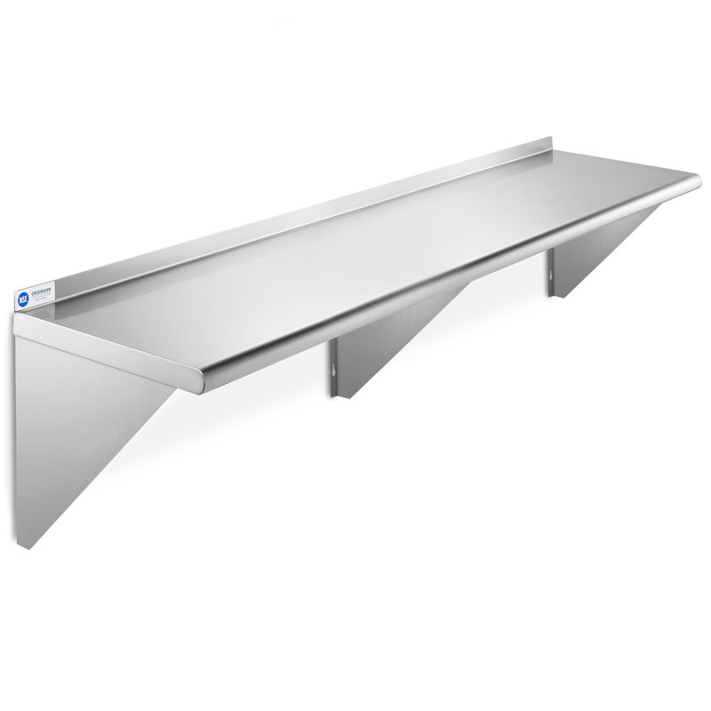 Metal Bracket Shelf, 18" H x 72" W x 18" D