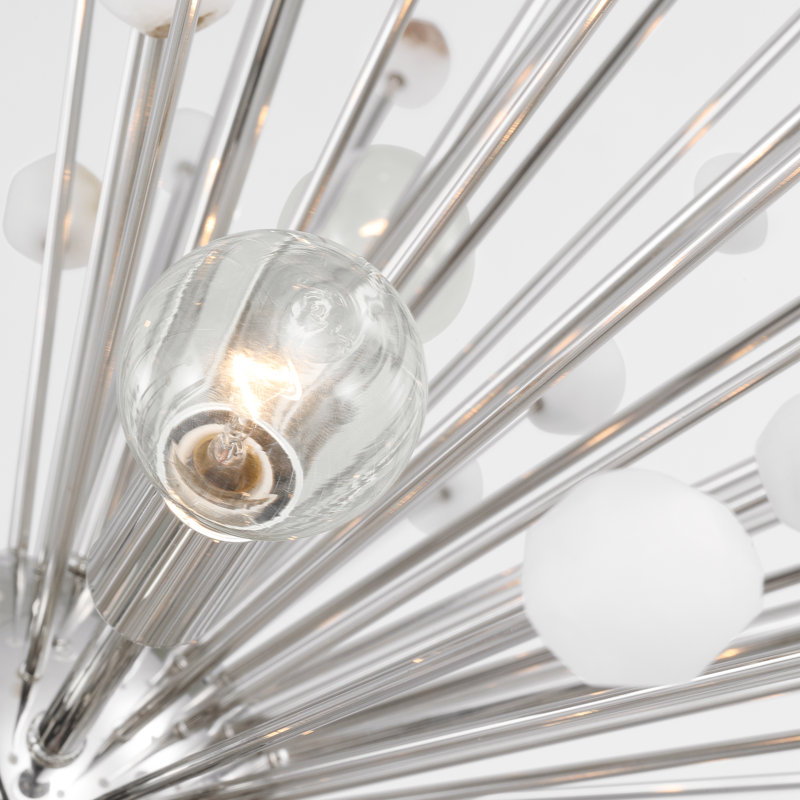 Lys 15 - Light Solid Brass Chandelier by Suzanne Kasler