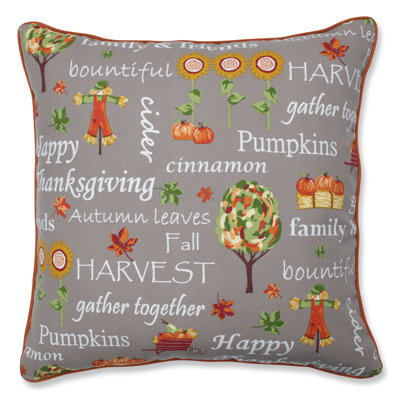 Outdoor Reversible Throw Pillow