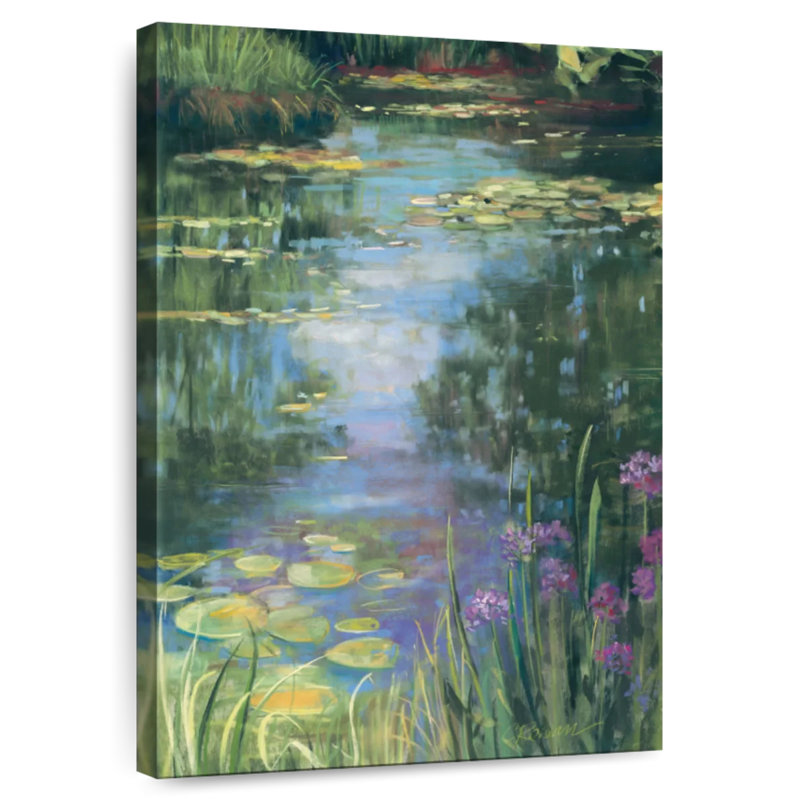 Alvord Garden Pond I, 48" H x 32" W