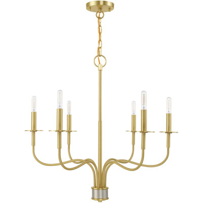 Jazemine 6 - Light Candle Style Classic Chandelier -  Rosdorf Park, 56824431B09B4E6D91FD9CB4E5B38CF7