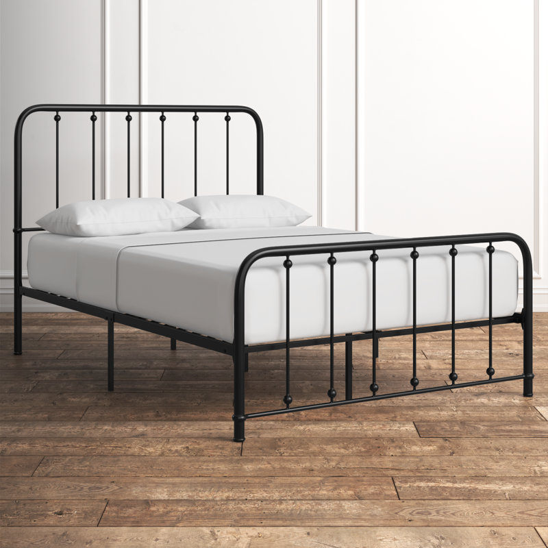 Lit plateforme Lueras, Double, Noir