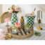 Emerald Check Tall Vase