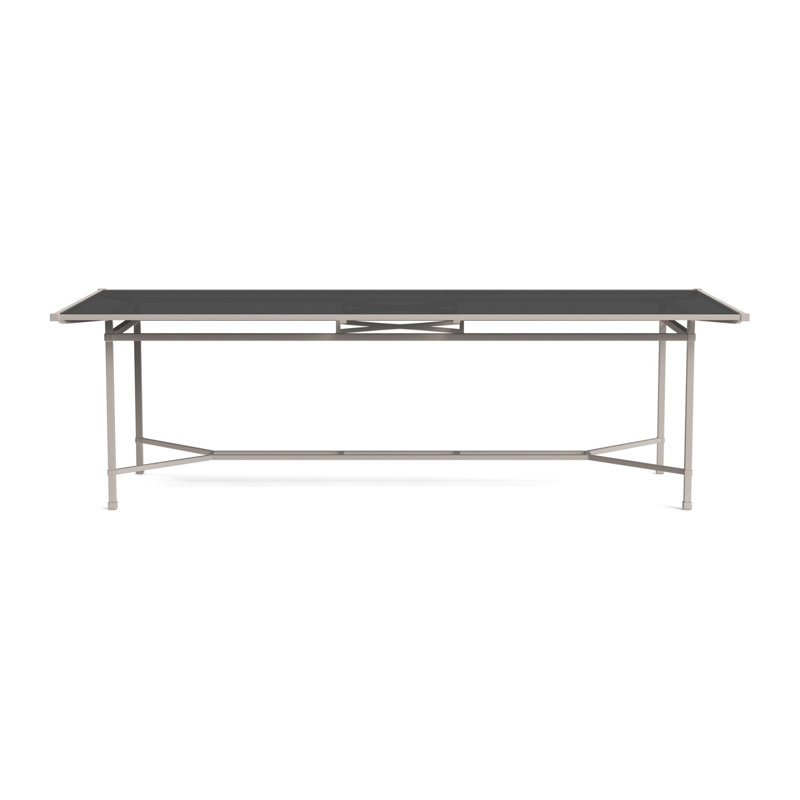Venetian Outdoor Dining Table, Dove Smooth