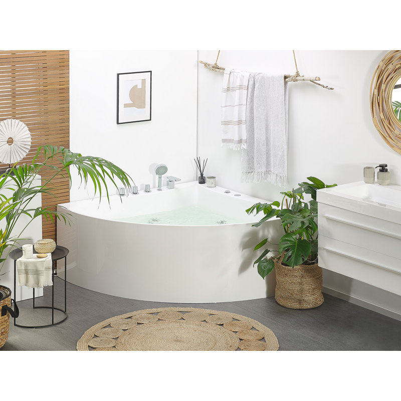 Burwinda 1330mm x 187mm Whirlpool Acrylic Bathtub