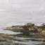 Vue sur la mer d'une toile texturée embellie à la main-92362633