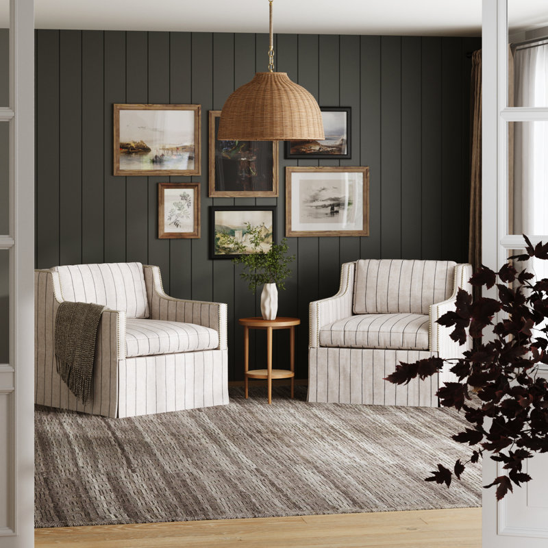 Corderra Modern Farmhouse Rattan Pendant Light