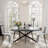Extendable Dining Table Set with Chairs-2081310944-2081310946