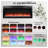 In-Wall Recessed Electric Fireplace with Remote, Multi-Color Flame & Ember Bed, LED Light Heater