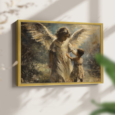 Angels From Above-XCIX -Framed Print - Restickable