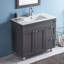 Meuble-lavabo simple 36 po avec plateau en céramique