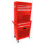 6 rangements à outils verrouillables en métal - rouge pour garage atelier de réparation avec serrure et roulettes-336431261
