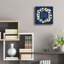  «Live Laugh Love Lemon Wreath» par Elizabeth Tyndall, art mural en verre acrylique, 12 po x 12 po