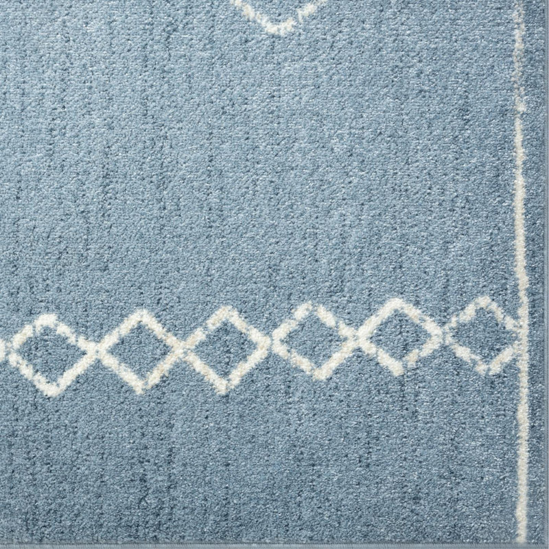 Tapis bleu Adileni, Rectangle 6 pi x 9 pi