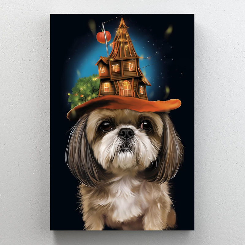 Shih Tzu, H 36 po x l 24 po x P 1,25 po