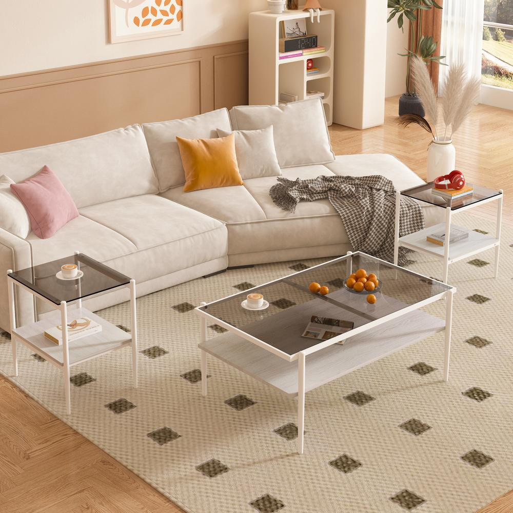Latitude Run® Coffee Table and End tables Set of 3 - Wayfair Canada