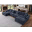 Canapé modulaire en chenille de 168 po en forme de U avec 2 repose-pieds-1255114655
