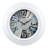 22" Lakeside White Quartz Clock