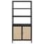 Armoire d'appoint en métal à 3 tablettes Luxury Caytie-85996337