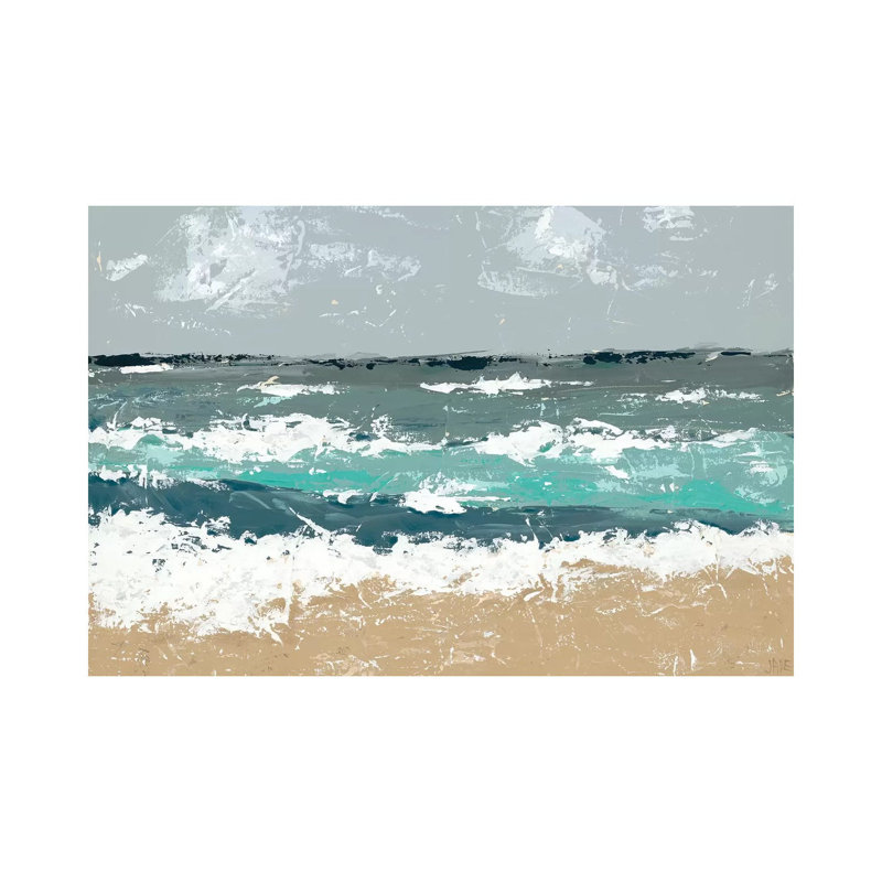 The Breakers II by Jade Reynolds - Wrapped Canvas Painting, 66.04 cm H x 45.72 cm W x 1.91 cm D