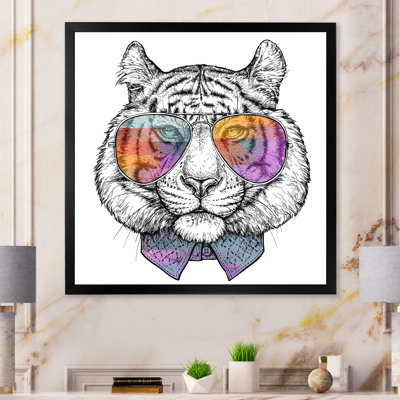 " Cute Lgbt Tiger Head "