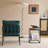 Lemley Linen Upholstered Armchair with Wood Arms-1334294461