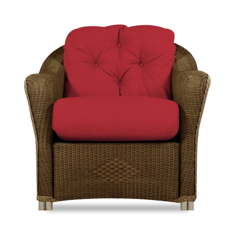 Reflections Outdoor Lounge Chair, Bark, Rollo Linen