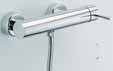 Spillo Wall Mount Thermostatic Shower Faucet Trim