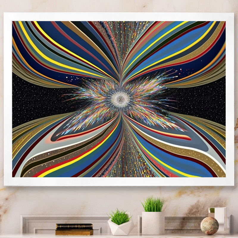 Découverte de l'art de l'alignement spirituel I - impression sur toile géométrique moderne, H 24 po x l 32 po